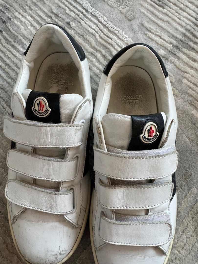 Moncler sneaker for kid size 34 used Carousell