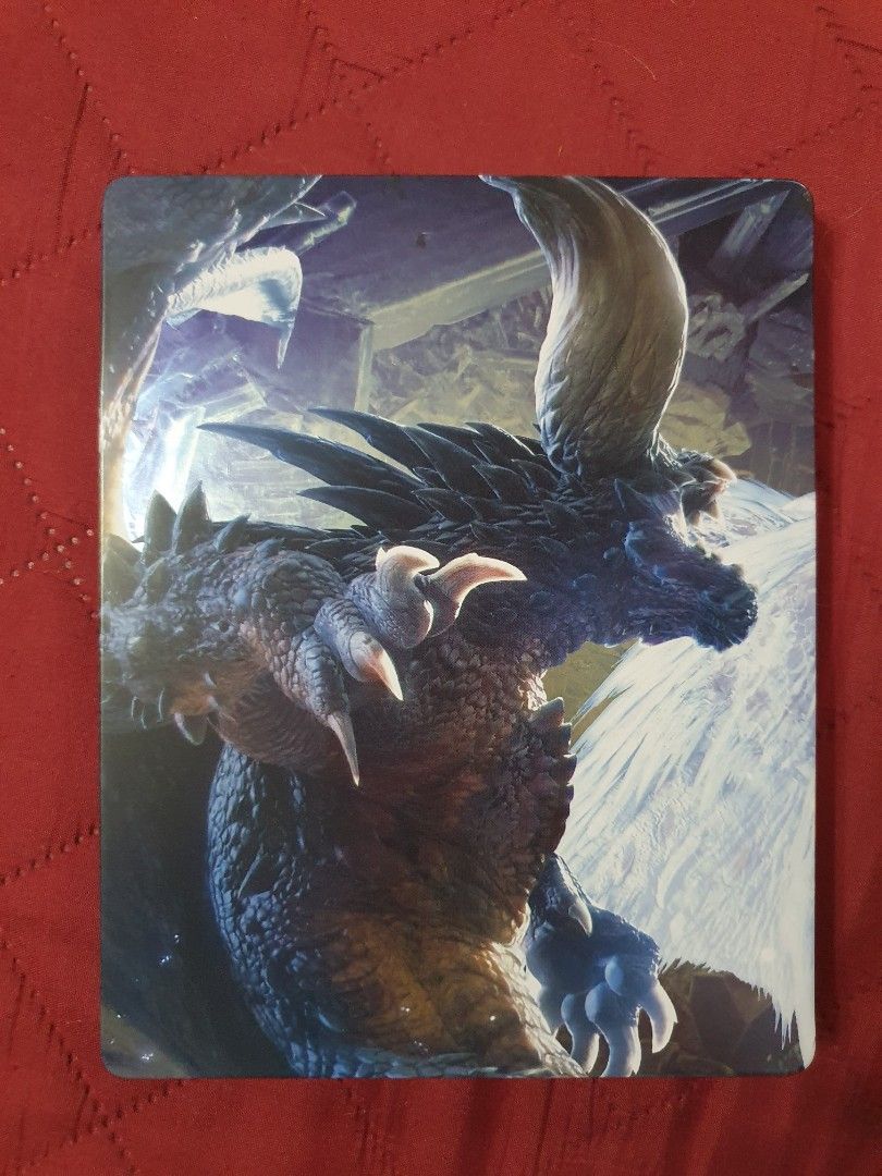 Monster Hunter Iceborne Steel Case (Category: PlayStation) located in Quezon City. Submitted by motchikun28 (Listing ID 1301618409, Image 2). Description: PS4 Monster Hunter Iceborne Steel Case only (NO GAME) pick up/delivery from tandang sora QC.