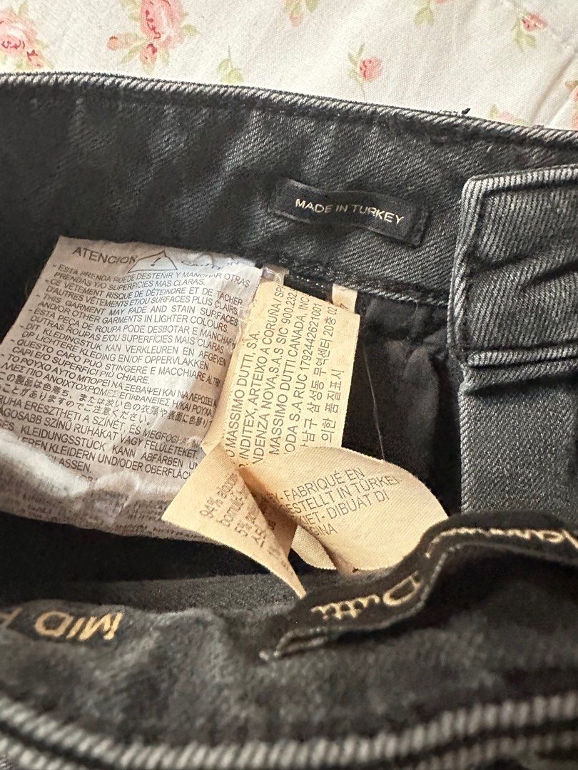 MOSSIMO DUTTI Black Mid Rise Boot Cut Jeans Y2k it girl aesthetic Acubi Grunge Gothic Fatal Frame