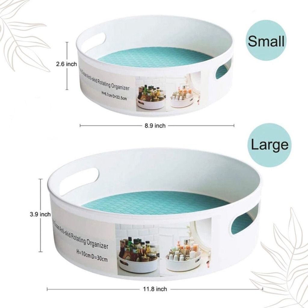Multi function 360 Degree Rotating Storage Tray Container For Home Kitchen Cosmetics Turntable Rack (Category: Storage Boxes & Baskets) located in Manila. Submitted by vmidirect (Listing ID 1301579930, Image 3). Description: SPECIFICATION Type: Storage Holders & Racks, Store Display Rack Applicable Space: Living Room Installation Type: Standing Type Classification: Rotatable Basket No. of Tiers: Single Use: Sundries/Organizer Material: Plastic, T