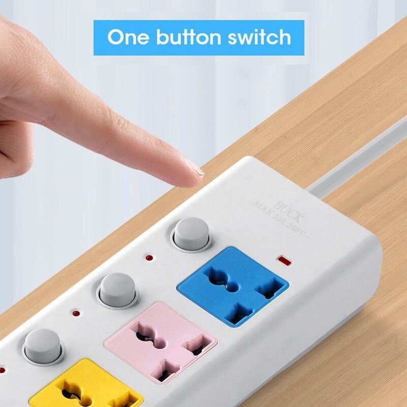 Multi Function Socket Extension Outlet with 4 Power Socket and 2 USB Ports 1.8 Meters Long Plug (Category: Electrical, Adaptors & Sockets) located in Manila. Submitted by raziela.08 (Listing ID 1301502990, Image 3). Description: Package List: 1 x Power Strip Specification: Item Type: Power Strip Plug Specifications: 220V Working Current: 10A Rated Power: 2500W Scope of Application: Various usage scenes such as home, office wall or desktop Feature