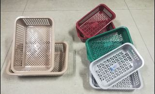 Multipurpose Plastic Basket Tray Storage Organizer