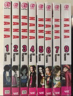 nana by ai yazawa manga vol. 1-9 (bundle)