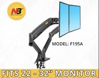 NB Dual Monitor Mount 22-32" RUSH!