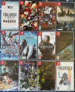 Nintendo Switch games sale or trade