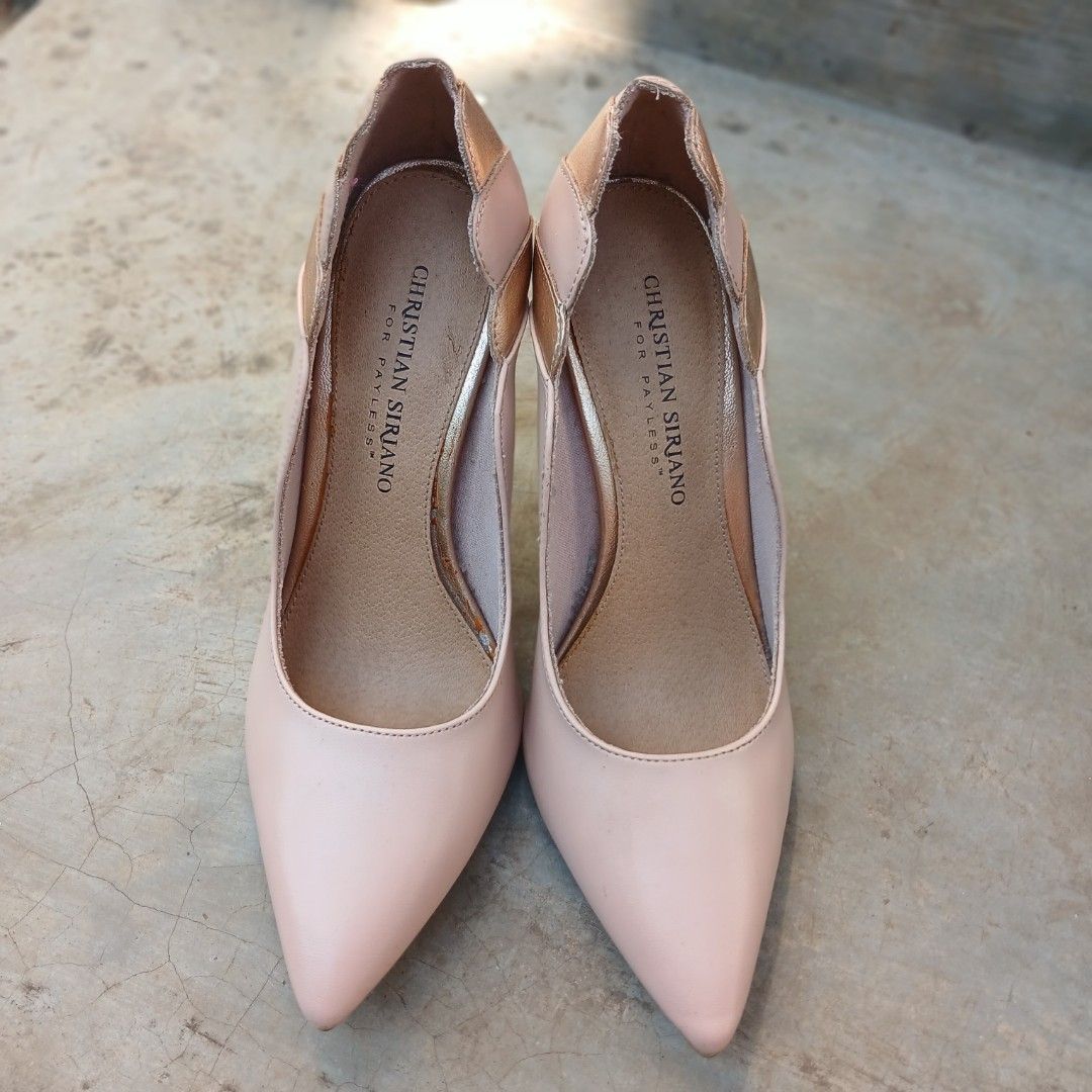 Christian siriano nude pumps shop