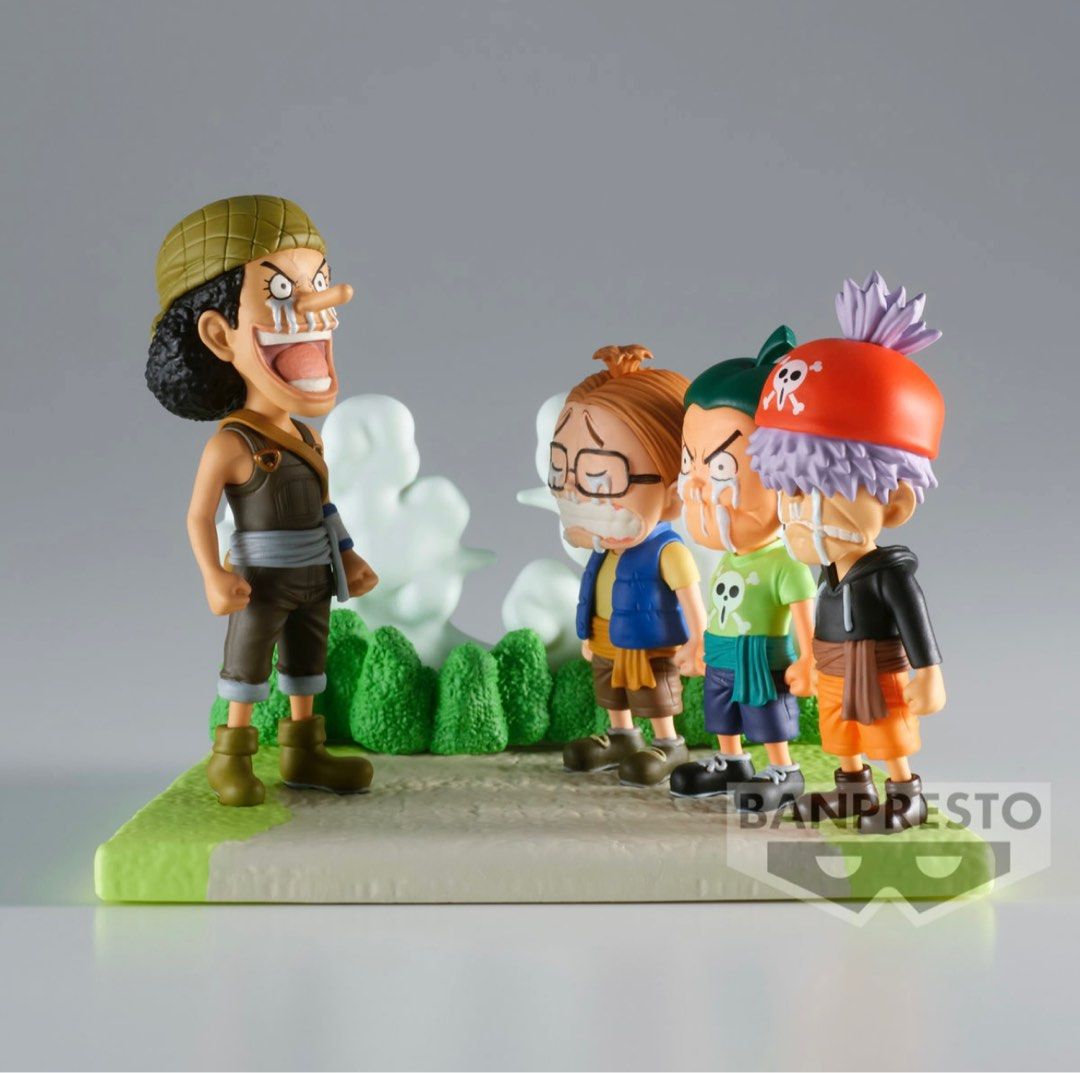 One Piece Figure - Banpresto - World Collectable Figure - Log Stories - Usopp Pirates (Category: Toy Figures) located in Singapore. Submitted by gameplushdeals (Listing ID 1301524926, Image 1). Description: One Piece Figure - Banpresto - World Collectable Figure - Log Stories - Usopp Pirates Brand new, box in mint condition.