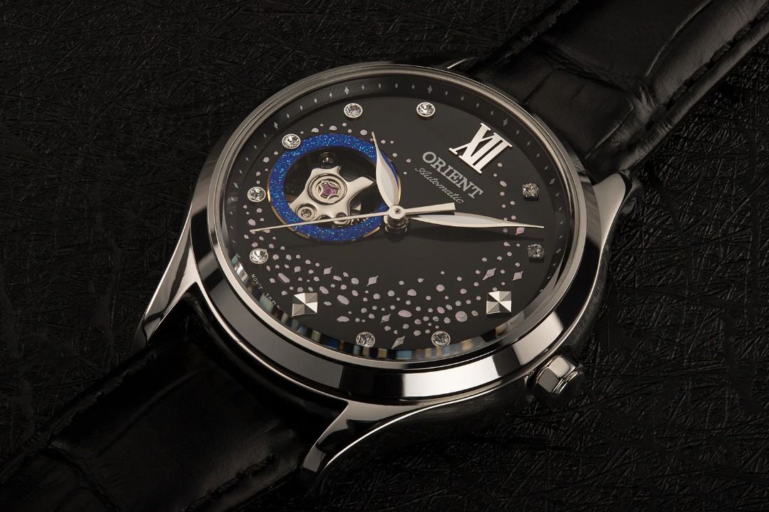 Orient Azure Open Heart Black Dial Automatic Watch RA-AG0019B RA ...