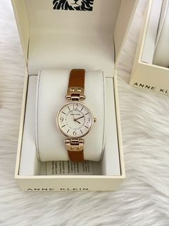 ORIGINAL Anne Klein Women’s Leather Strap Watch