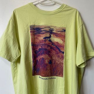 Oversized Sierra Nevada California Graphic Cotton Shirt Top grunge 90s nineties