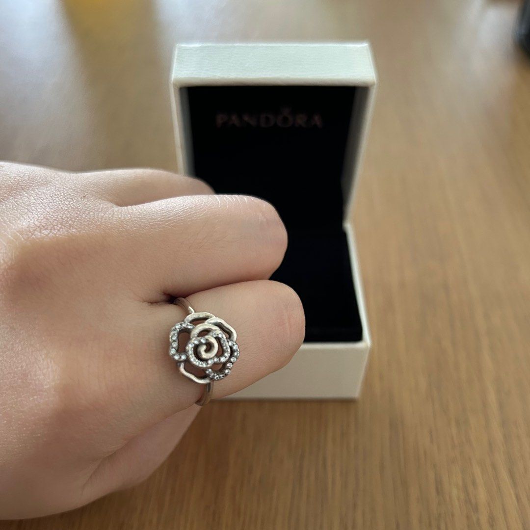 なみ Cz Ring 190949cz Pandora Ring, Women's Fashion, Jewelry