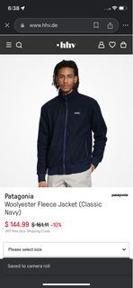 Patagonia Woolyester Fleece Jacket (Classic Navy)