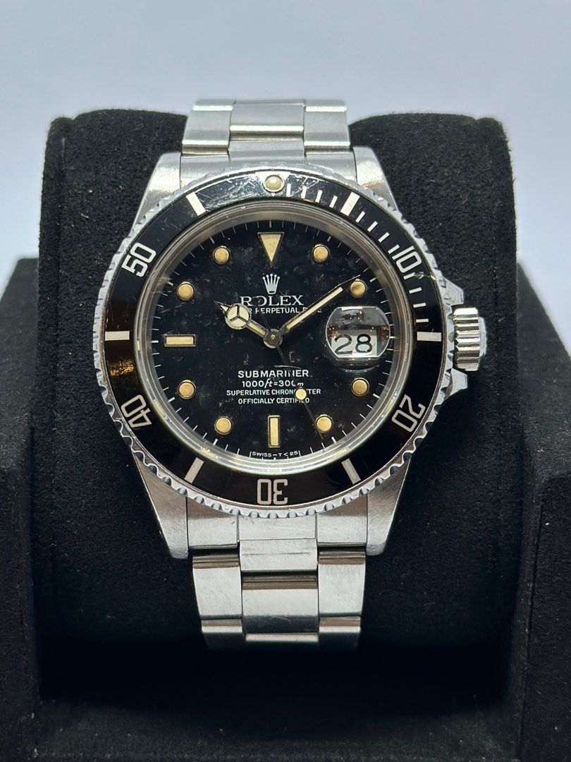 Patina Rolex Submariner 16800 Sub Date 40mm