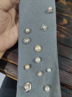 Pearl Tie pin in silver