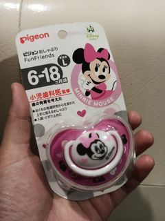 Pigeon Minnie Mouse Collab Pacifier