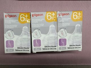 Pigeon wide neck nipple (Large 6+months)
