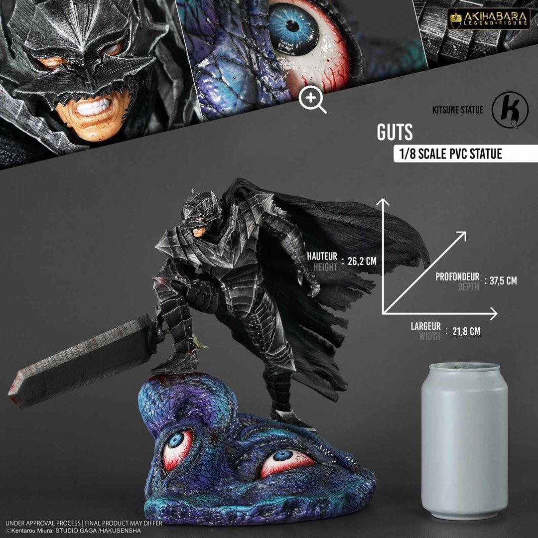 [PO] Kitsune Statue - Berserk Official Guts with Berserker Armor ...