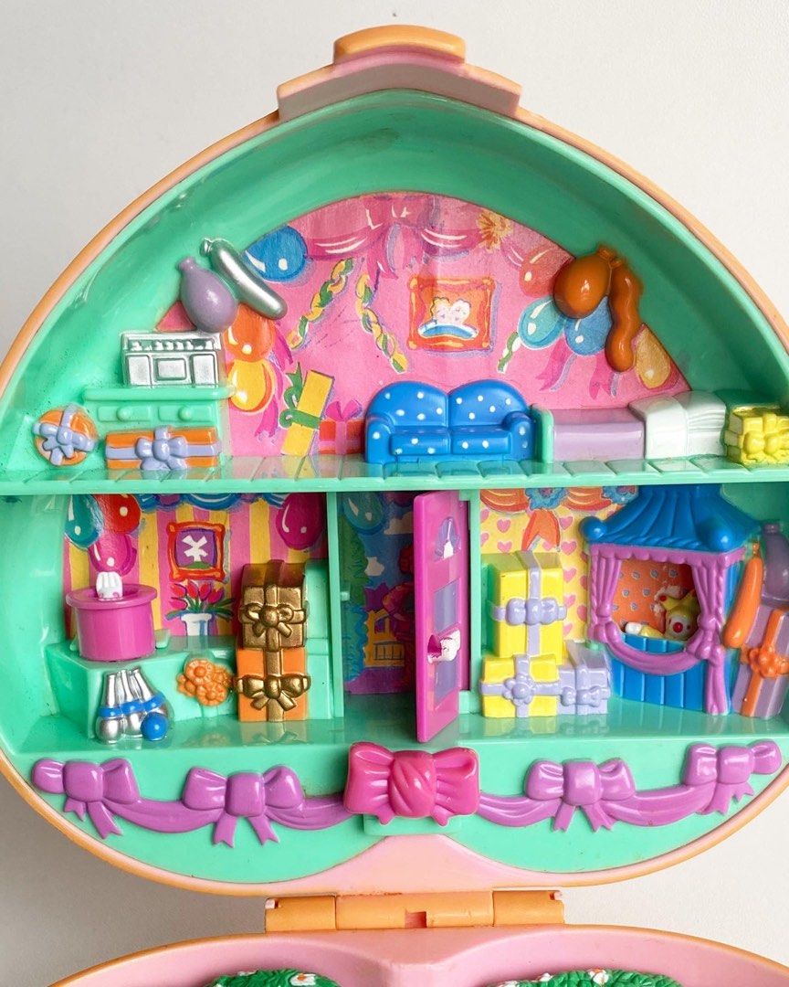 Polly Pocket Vintage - Ultra Rare Partytime / Birthday Stamper, Toys & Collectibles, Mainan di 