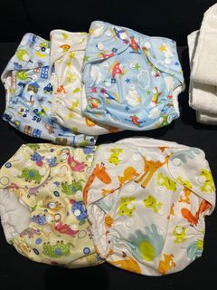 Printed DIAPER CLOTH with Microfiber inserts. TAKE ALL!!