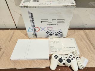 PS2 Slim White (Complete) Playstation 2