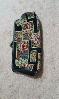 Rectangular tapestry kisslock coin purse