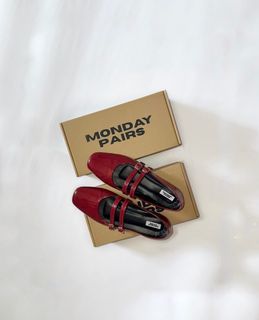 Red Mary Janes (2 strap)