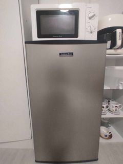 Refrigerator and Microwave Oven