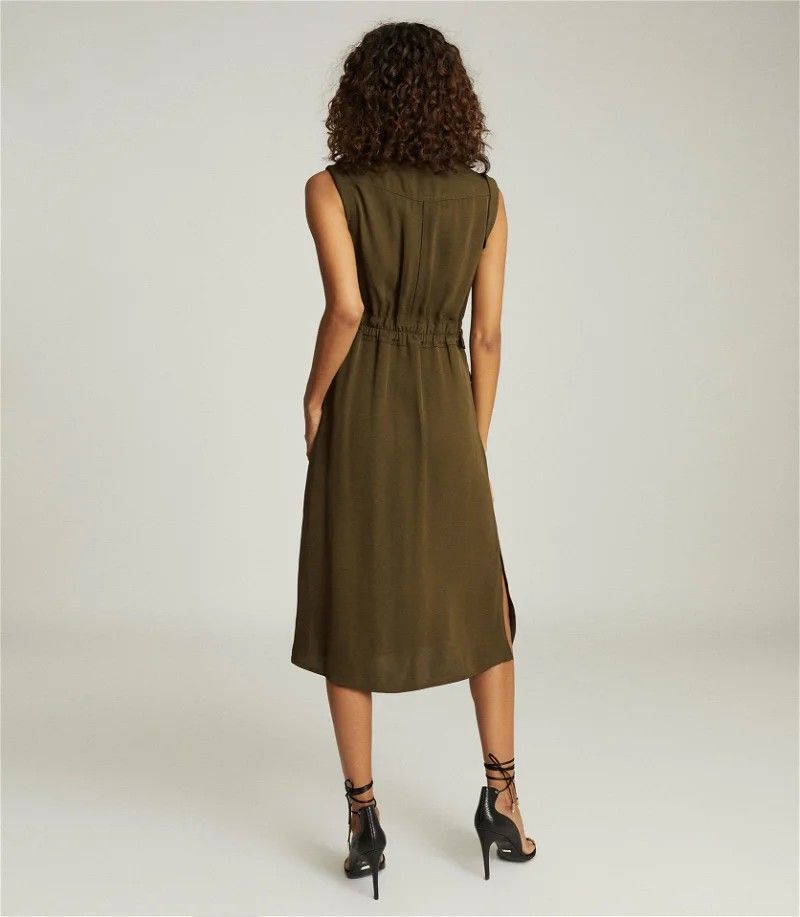 Reiss Military Green Midi Dress, Women's Fashion, Dresses & Sets, Dresses on Carousell Reiss Military Green Midi Dress, Women's Fashion, Dresses & Sets, Dresses on Carousell