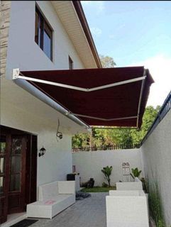 Retractable awning canopy heavy duty