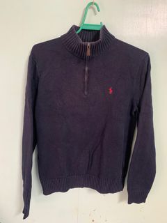 RL Ralph Lauren Half quarter zip knit jacket