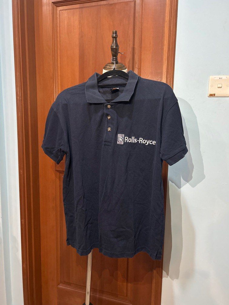 Rolls Royce Navy Polo Shirt Men s Fashion Tops Sets Tshirts Polo Shirts on Carousell