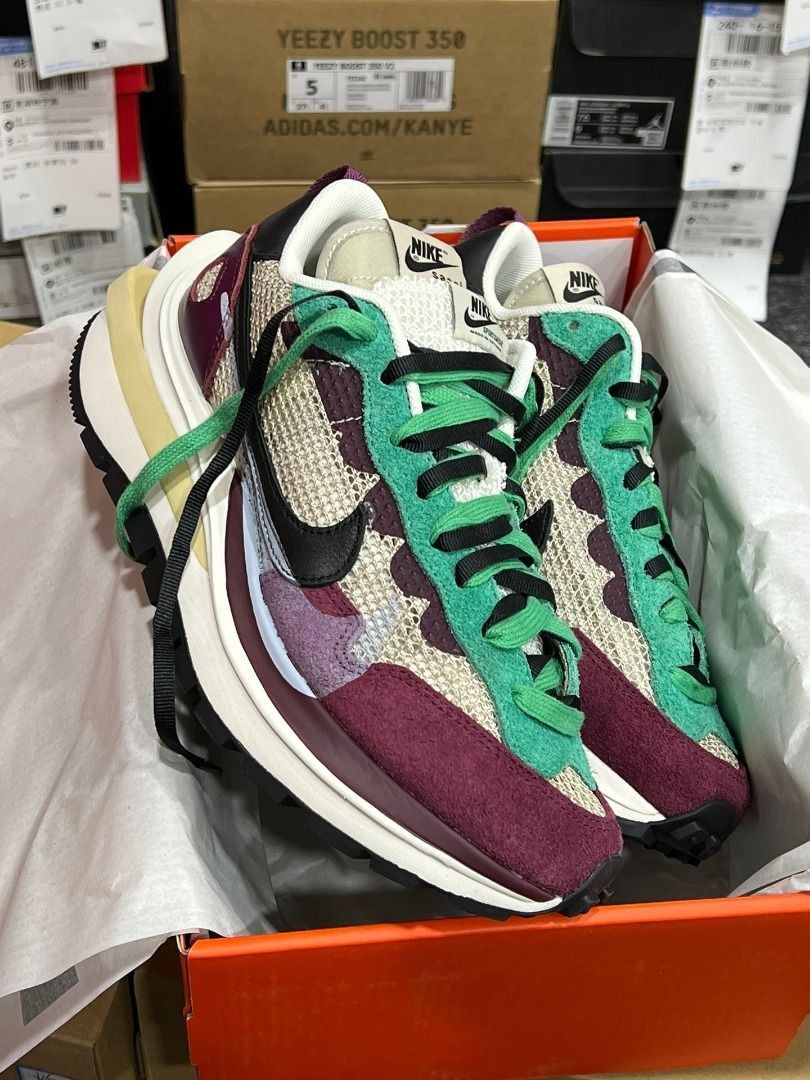 Sacai x Nike VaporWaffle string villain red 男女款現貨, 男裝, 鞋