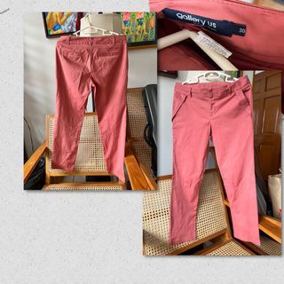 Salmon pink slack pants Waist 30-32
