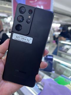 Samsung S21 Ultra 5g ( Black ) Secondhand Factory Unlock Snapdragon 12g ram  256g
