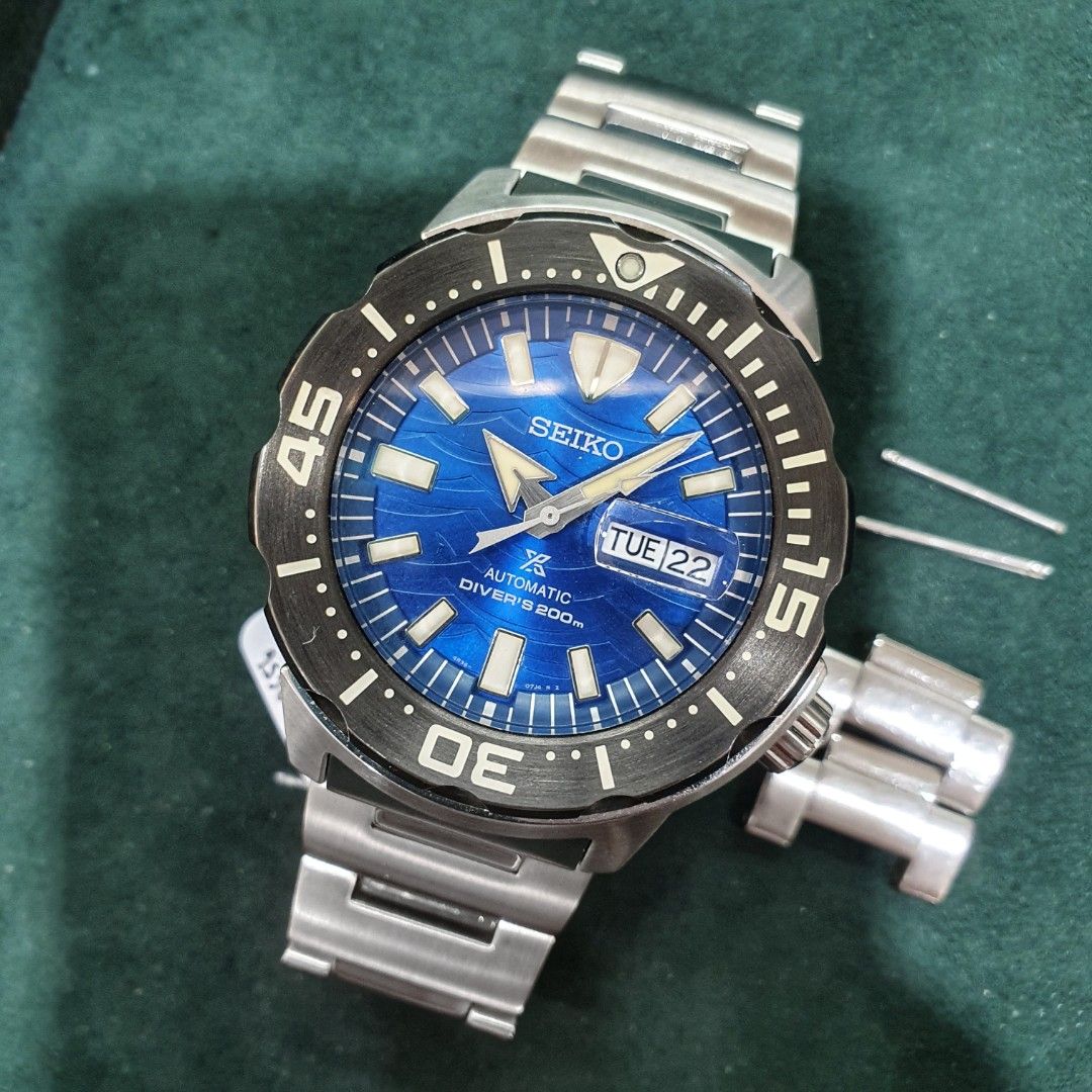 Seiko Prospex Japan Made Blue Diver 42mm Automatic Watch SBDY045 Men s Fashion Watches Accessories Watches on Carousell