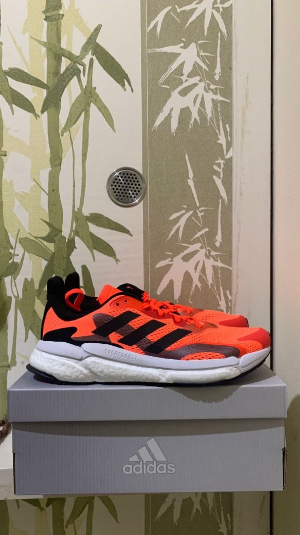 Sepatu Sneakers Adidas Solarboost M orange FY4103, Fesyen Pria - Main Image