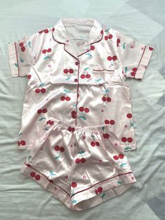 shein cherry pajama set