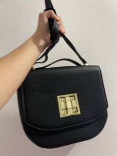 Simple Black Crossbody Bag