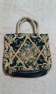 Small vintage tapestry bag