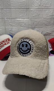 Smile Cap Wool Trucker Hat
