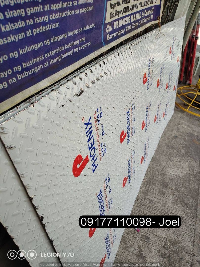 Stainless Checkered Plate (Category: Construction & Building Materials) located in Manila. Submitted by joeyroque09 (Listing ID 1301497973, Image 1). Description: : Stainless Checkered Plate Specs: 1.2mm (202) Price: 3,450/pc .