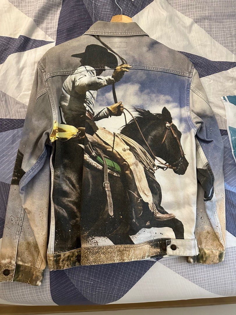 Supreme cowboy denim work jacket Carousell
