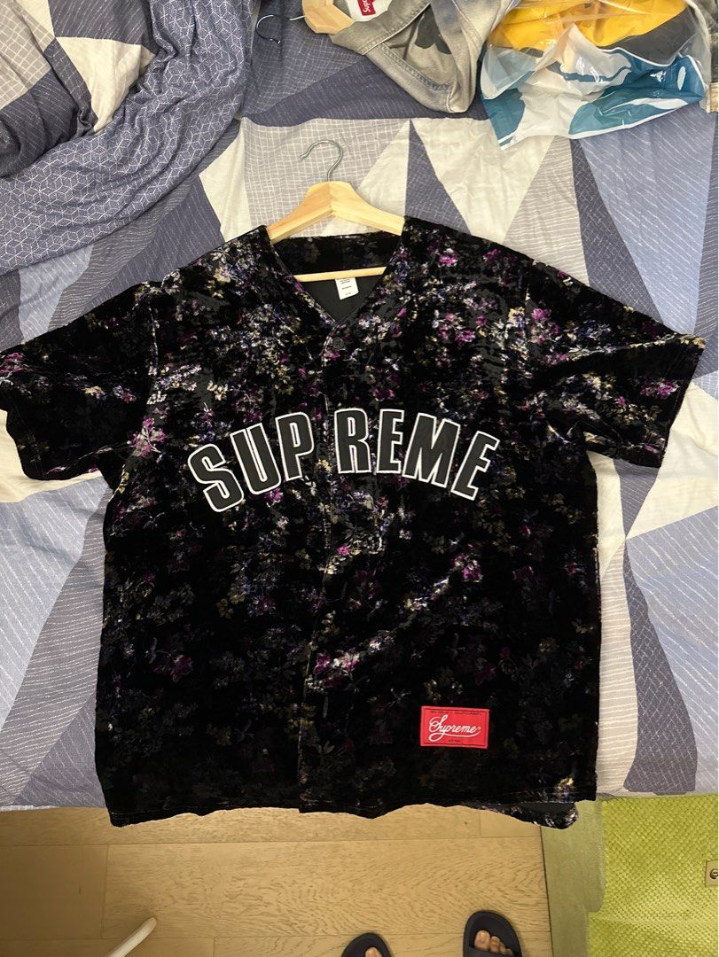 Supreme Floral Baseball Shirt Supreme Floral Baseball Jersey