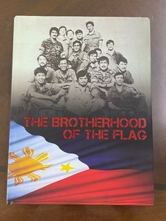 THE BROTHERHOOD OF THE FLAG - ARMED FORCES HARDBOUND COFFEE BOOK TABLE Gringo Honasan Inside - Used