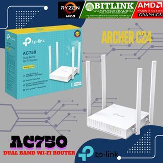 TP-LINK AC750 DUAL BAND WI-FI ROUTER ARCHER C24