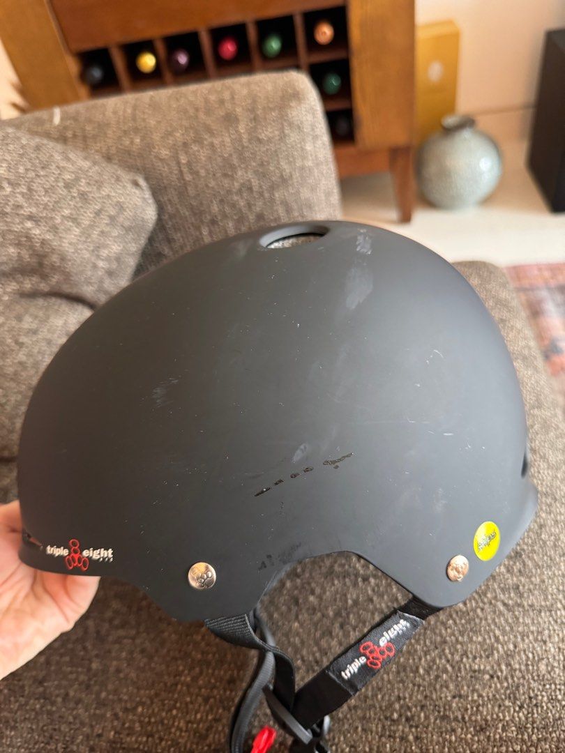 Triple eight dual certified bike and skateboard helmet clearance