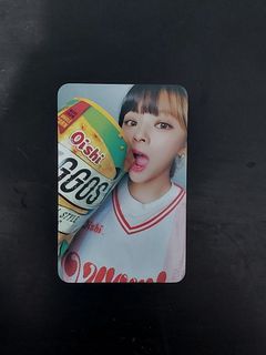 Twice Oishi Snacktacular Jeongyeon Photocard and Poster