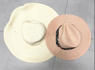 Two (2) summer hats