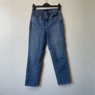 UNIQLO High Waist Pure Denim Mom Jeans 90s nineties aesthetic
