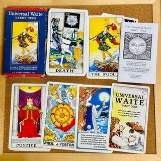 Universal Waite Tarot Deck 78 CARDS (box w/some crease, mint cards) - Php 500